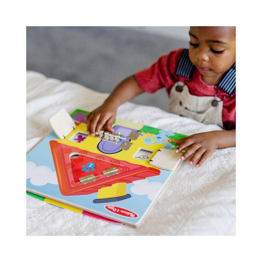 Melissa & Doug Blues Clues Wooden Lift-the-Flap Activity Board