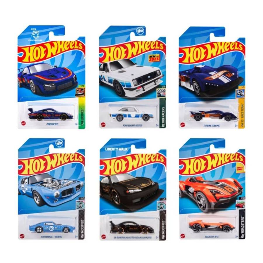 Hot Wheels Basic Car Assortment - 5 Cars