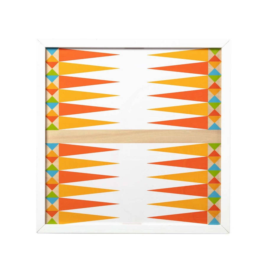 Melissa & Doug Wooden Backgammon & Checkers