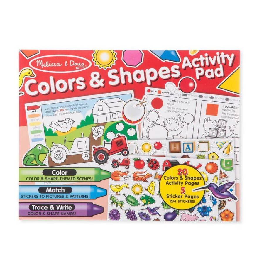 Melissa & Doug Colours and Shapes Activity Pad