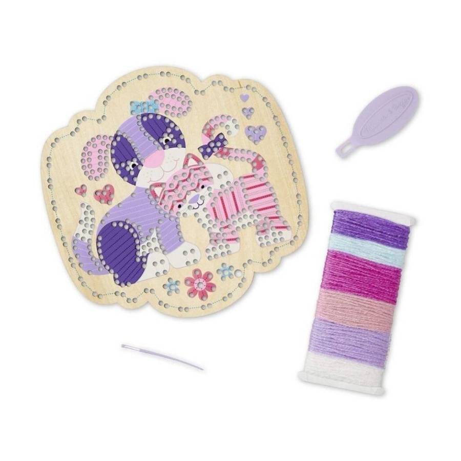 Melissa & Doug Stitch by Color Puppy & Kitten Toy