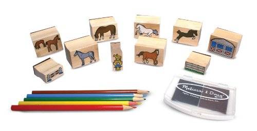 Melissa & Doug Horses Stamp Set