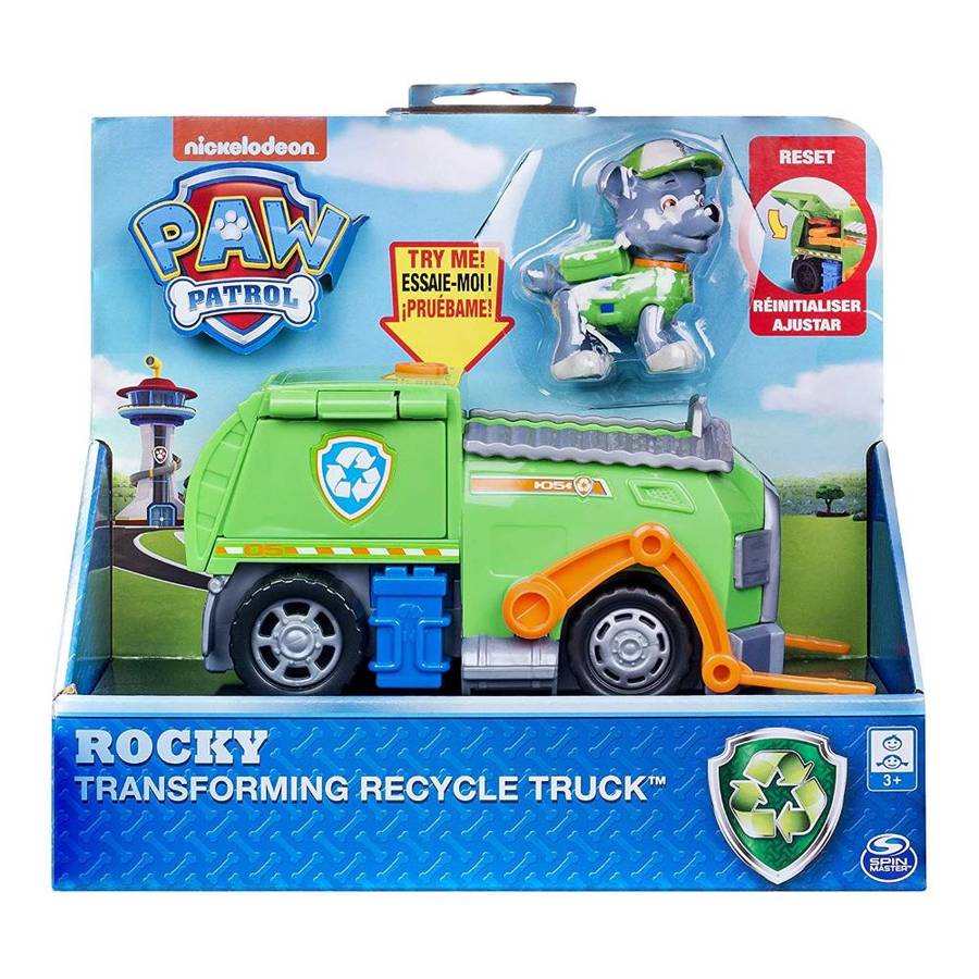 Paw Patrol Transforming Recycle Truck - Rocky