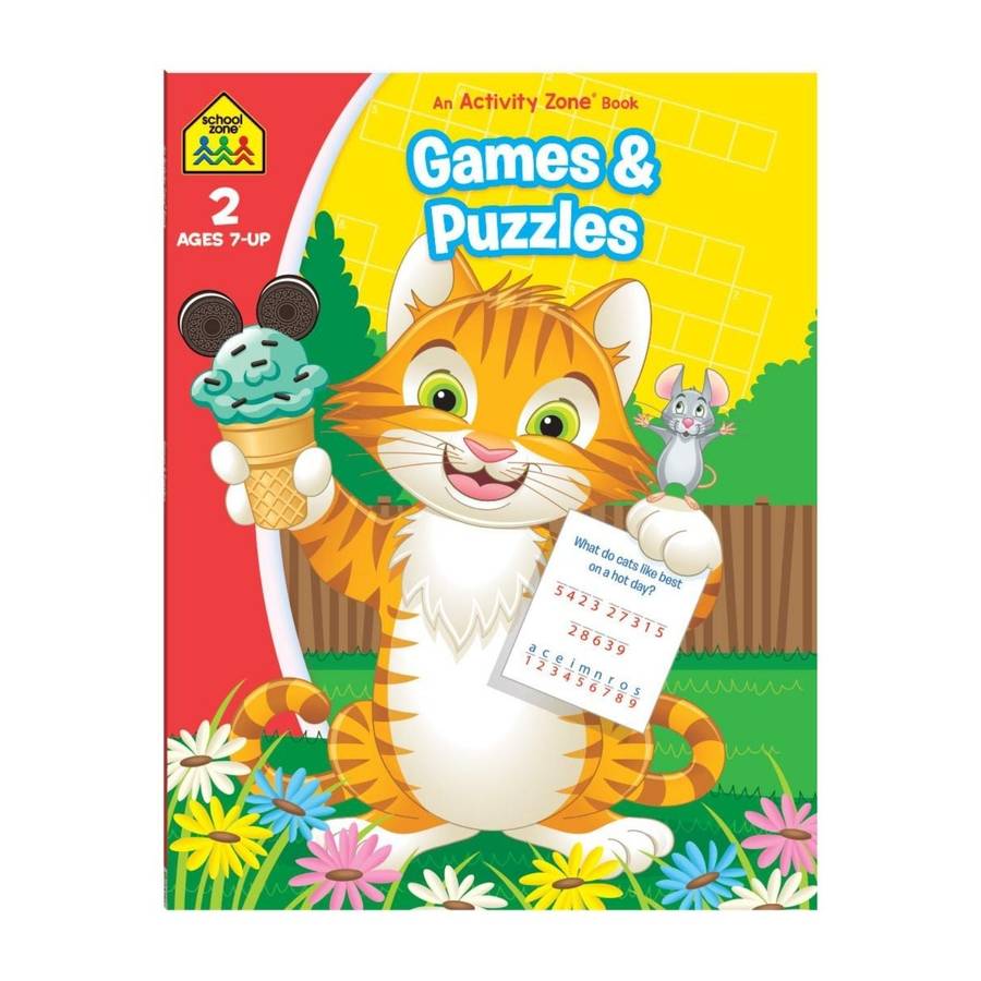 School Zone - Workbook Games And Puzzles