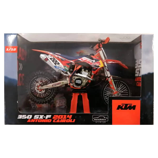 KTM 350 SXF #222 Red Bull Orange 2014 1:12