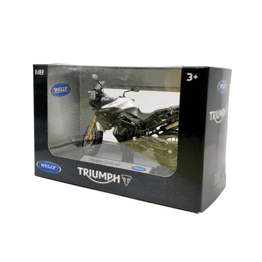 Welly Triumph Tiger 800 1:18 Motorcycle