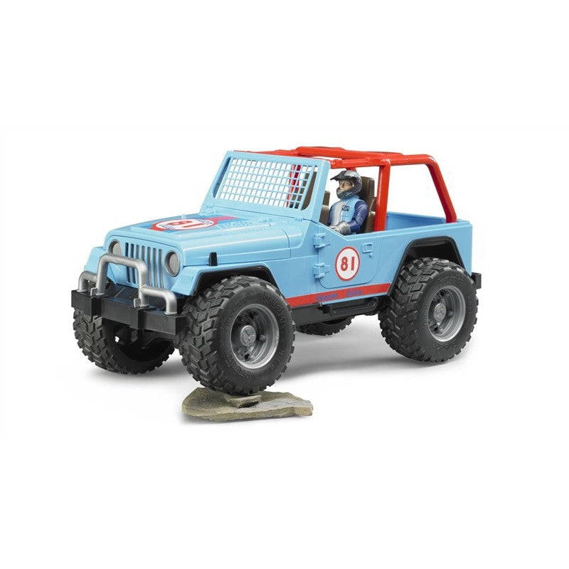 Bruder Jeep Cross Country Racer With Driver - Blue