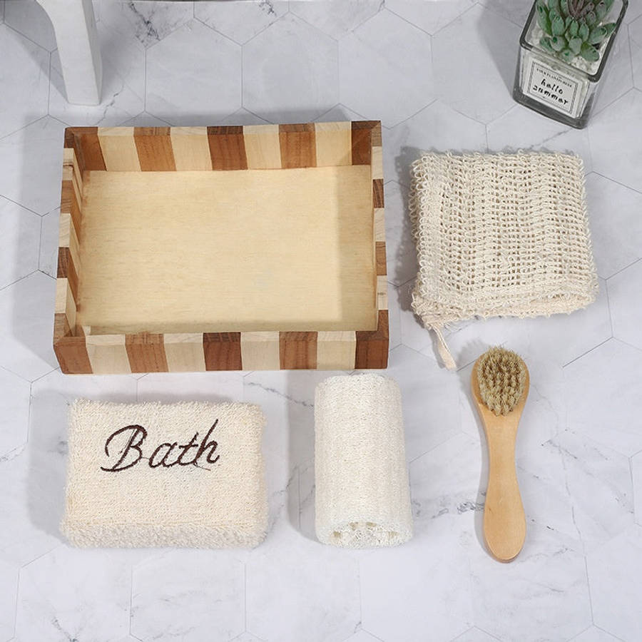 Luxury 5-Piece Wooden Bath & Body Gift Set