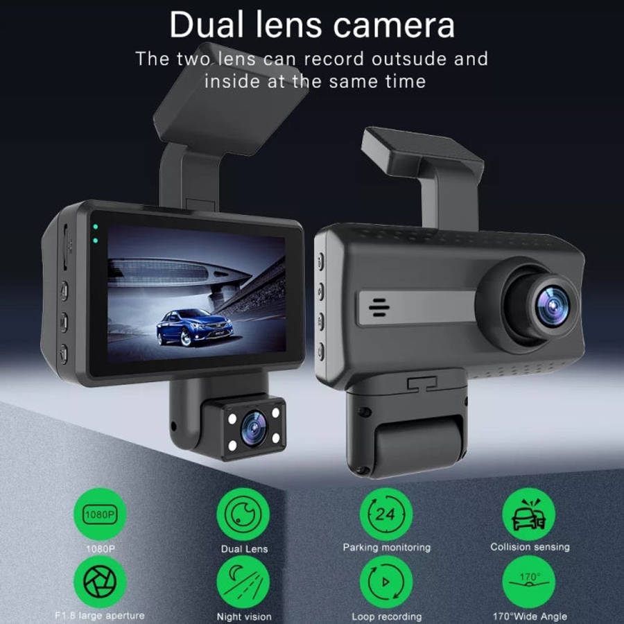 Front & Rear Dual Camera Night Vision Dash Cam