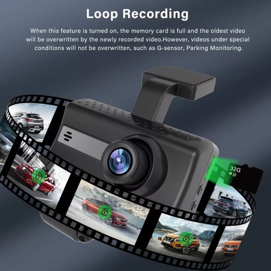 Front & Rear Dual Camera Night Vision Dash Cam