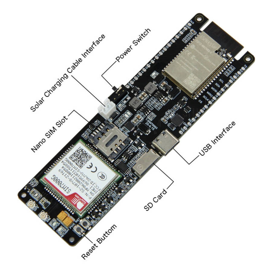 TTGO T-SIM7000G ESP32 WiFi Bluetooth 18560 Battery Holder Solar Charge Module Development Board, ...