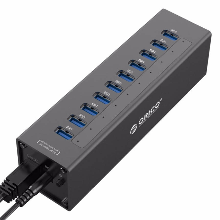 ORICO A3H10 10-Port USB 3.0 Hub with Power Adapter
