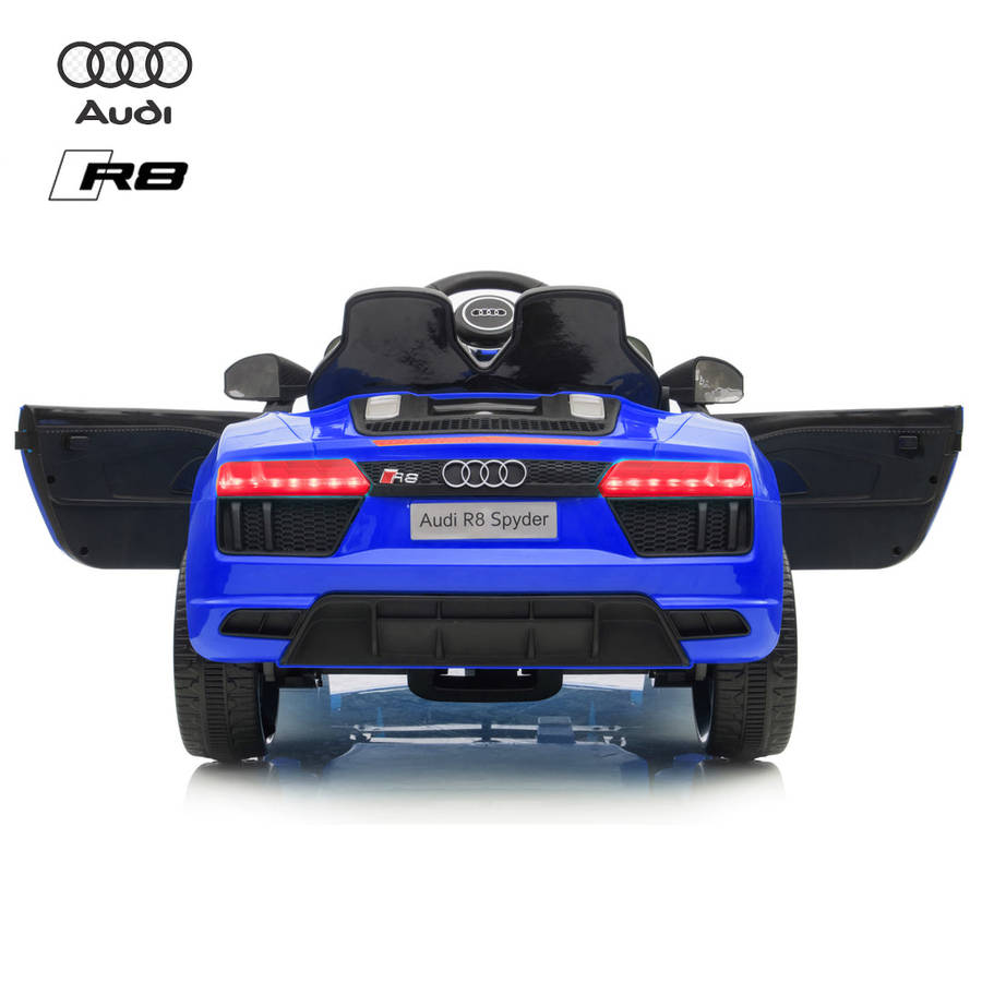 12V Audi R8 Kids Electric Ride on Car | Blue