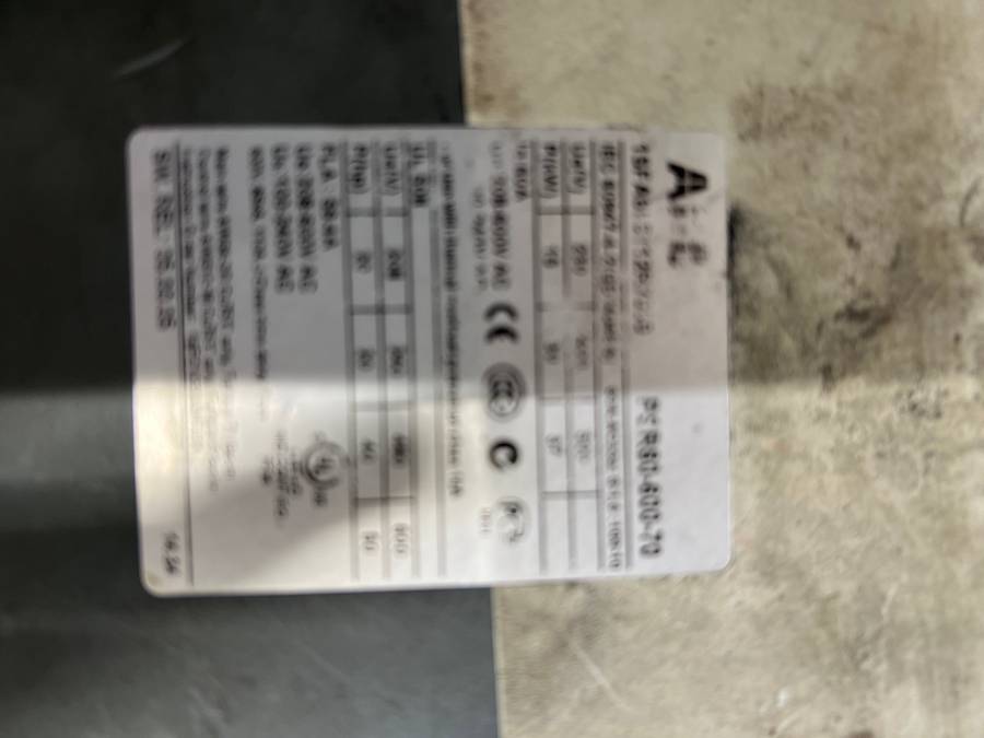 1SFA896112R7000  PSR60-600-70 ABB PSR Basic Softstarters