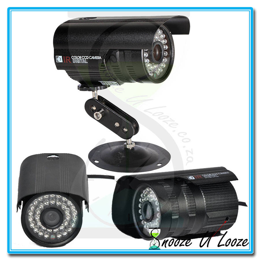 700 TVL Water resistant Day/Night Camera *6 Month Warranty*(Black)