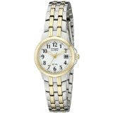 Citizen Ladies EW1544-53A Eco-Drive "Silhouette" Two-Tone Stainless Steel Watch