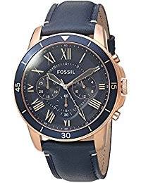 **FREE SHIPPING**Fossil  FS5237 Grant Mens Sport Chronograph Leather Watch