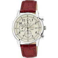 ***FREE SHIPPING IN STOCK***Seiko Men's SNDC31 Classic Stainless Steel Chronograph Watch with Bro...