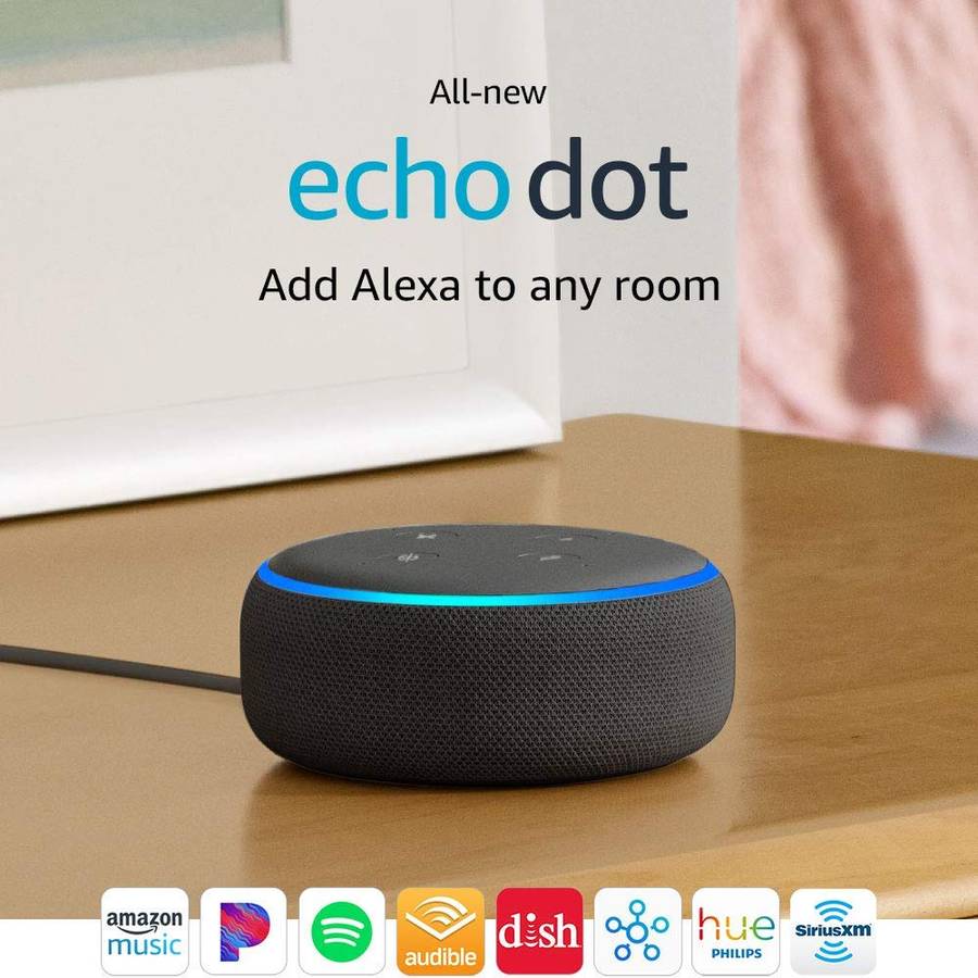**IN STOCK NOW SHIPPING**Amazon Echo Dot (3rd Gen) - Smart speaker with Alexa - Charcoal