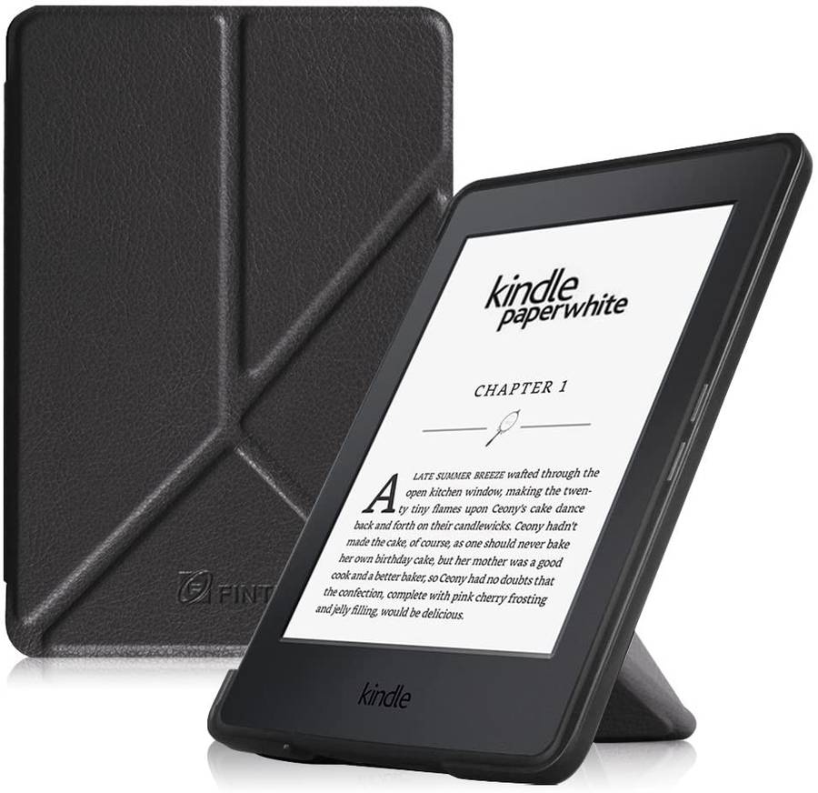 Fintie Origami Case for Kindle Paperwhite - Fits All Paperwhite Generations Prior to 2018 Black**...