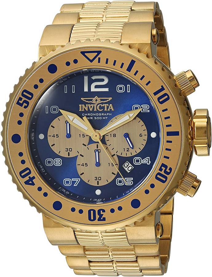 INVICTA Pro Diver Chronograph Blue Dial Men's Watch 25077**FREE SHIPPING**