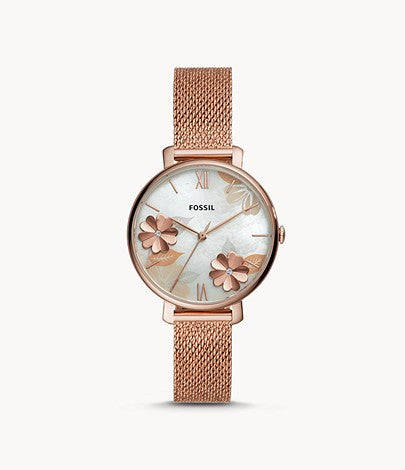 Fossil Women's Jacqueline Stainless Steel Dress Quartz Watch ES4534