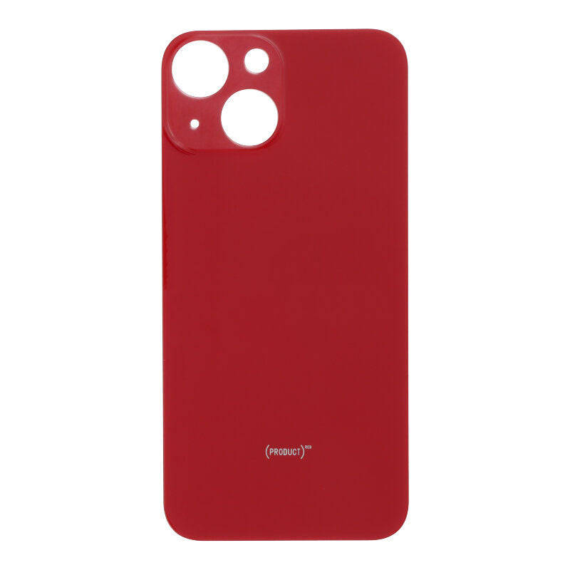 Battery Door with Adhesive for iPhone 13 Mini 5.4" Small Hole Red HQ