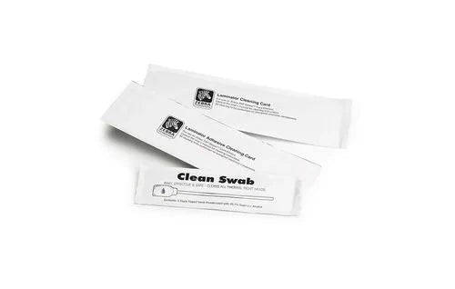Zebra Cleaning Card Kit (Improved); ZC100/300; 5 Cards