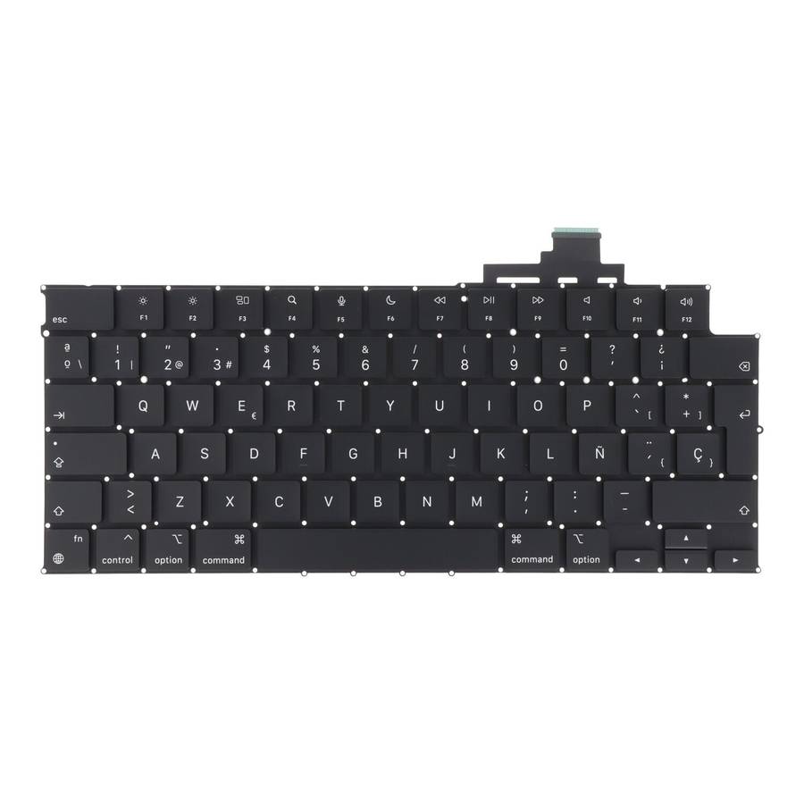 Keyboard with Backlight for Macbook Air M3 13" A3113 Spanish Version Ori