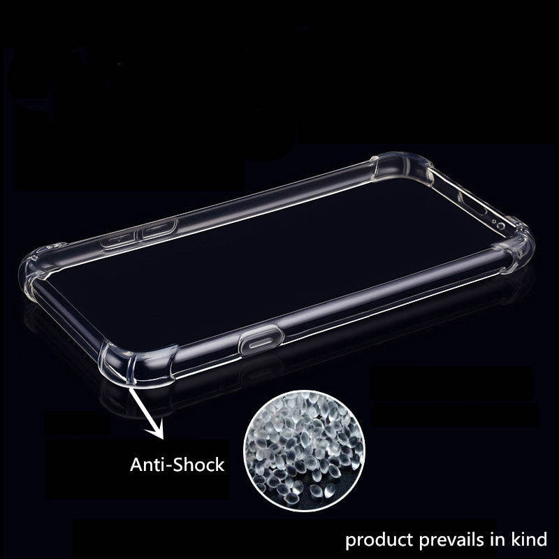 Anti-Shock TPU Case for iPhone 7/8/SE 2020/SE 2022 Transparent