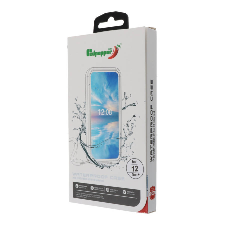 Redpepper IP68 Waterproof Shockproof Case for iPhone 12 Black