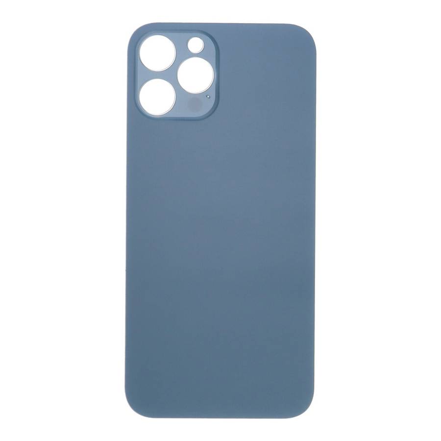 Battery Door with Adhesive for iPhone 12 Pro Max Large Hole Blue HQ