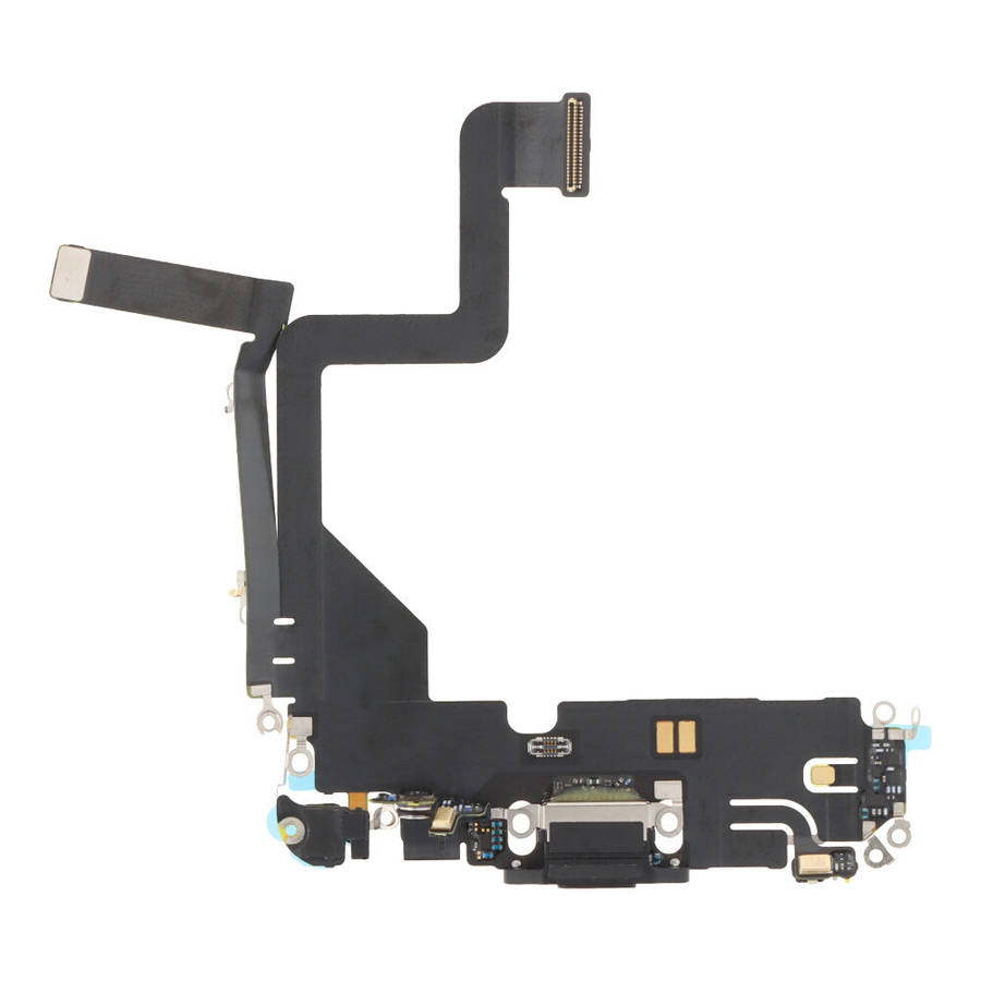 Charging Port Flex Cable for iPhone 14 Pro Black Ori