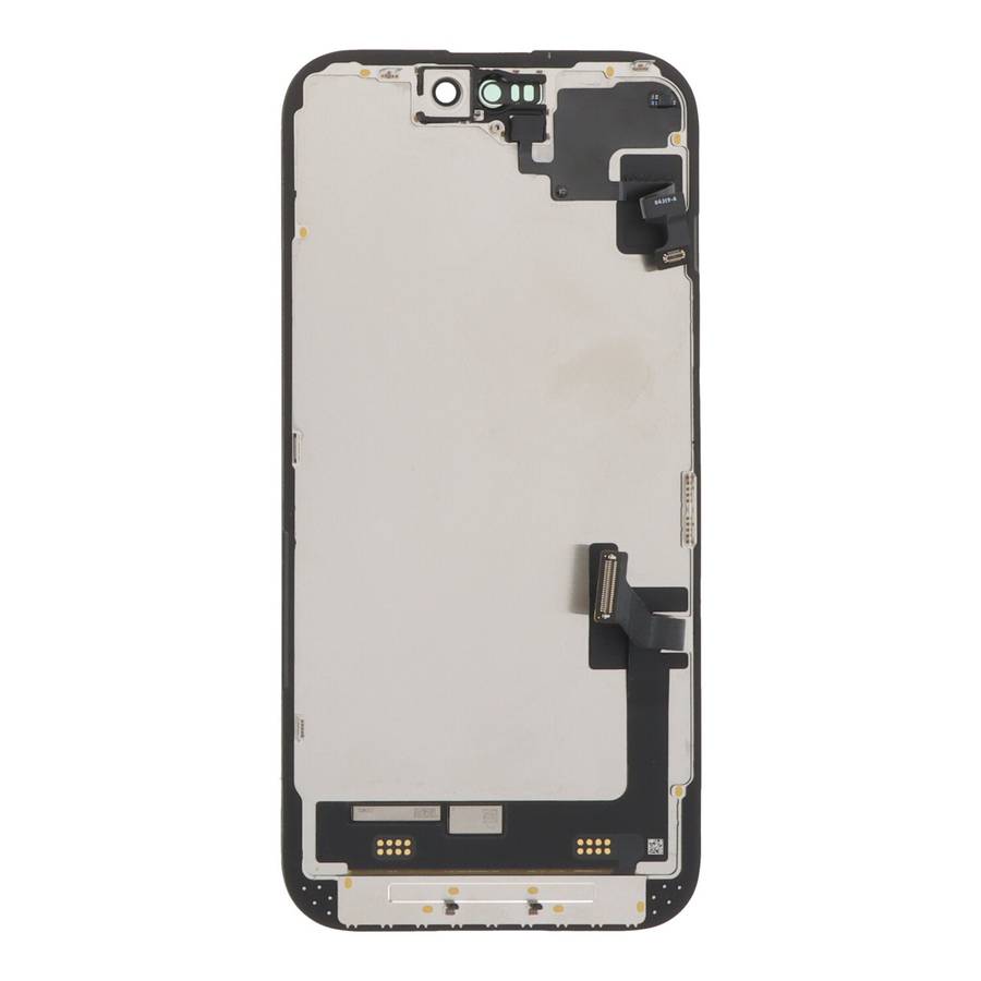 Screen Replacement with Proximity Light Sensor Flex Cable for iPhone 15 Diagnosable Black OEM R