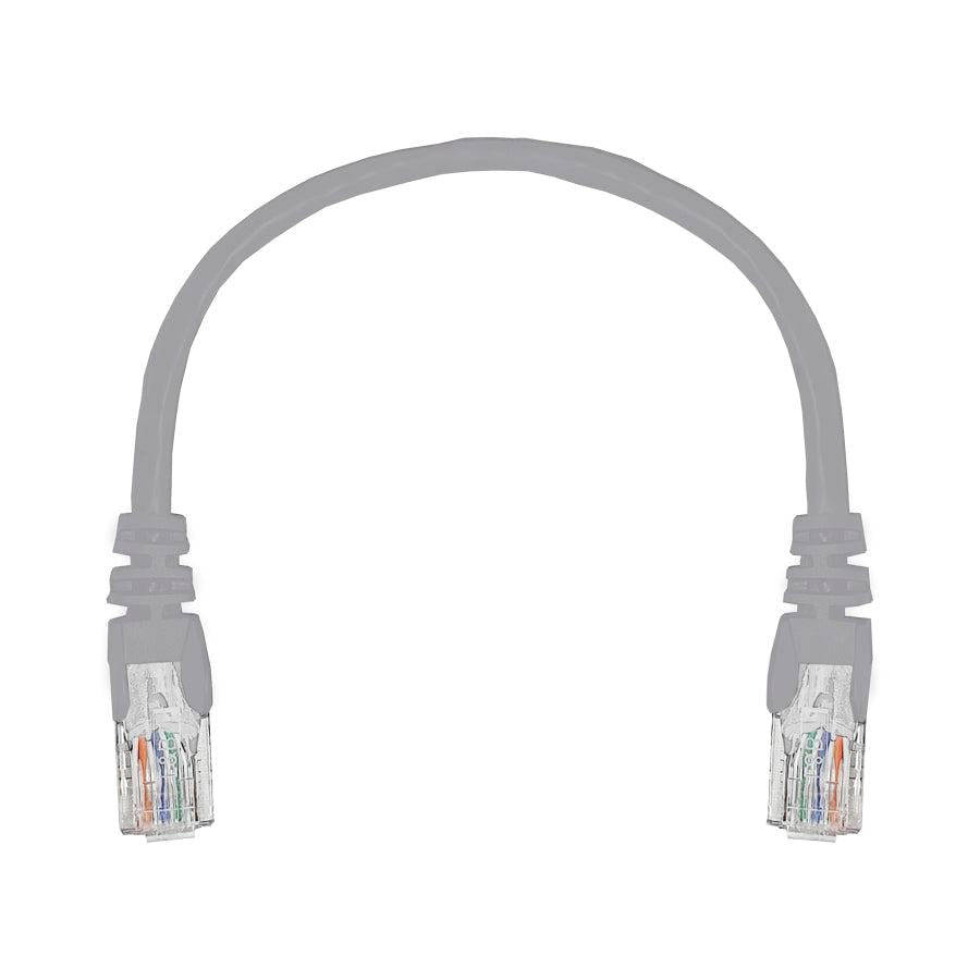 Linkbasic 22cm UTP Cat5e Flylead Grey