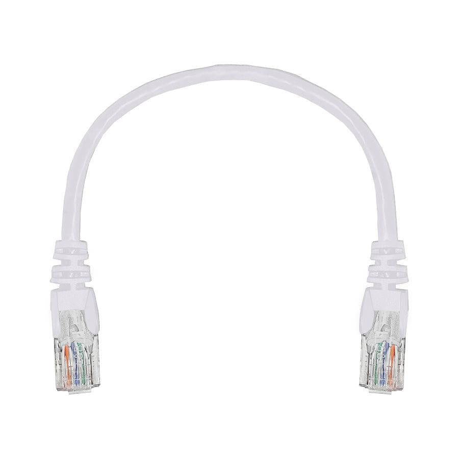 Linkbasic 22cm UTP Cat5e Flylead White