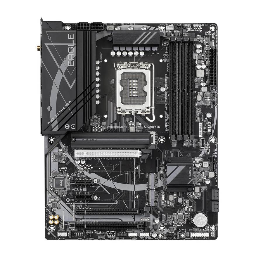 GIGABYTE Intel® Z790 Chipset for LGA 1700; 4x DDR5; 3x M2; HDMI; DP; ATX.
