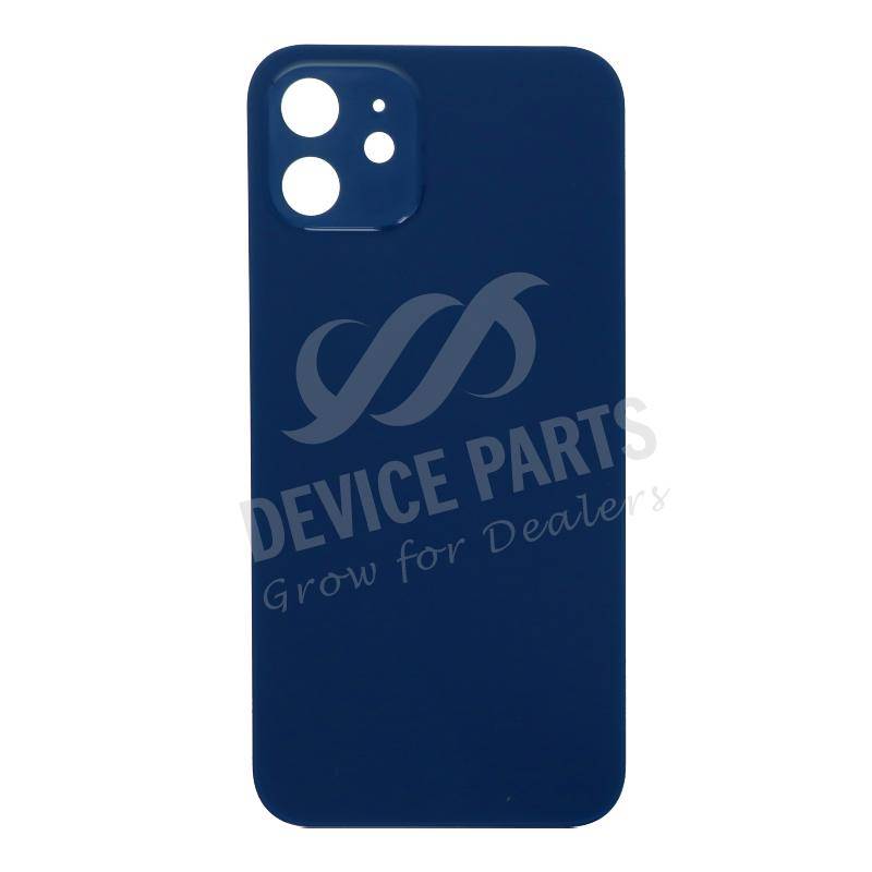 Battery Door with Adhesive for iPhone 12 Small Hole Blue OEM