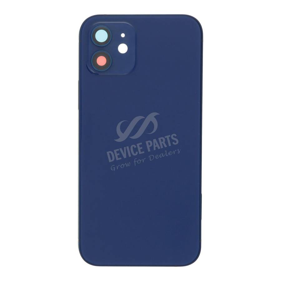 Middle Frame + Battery Door + Back Camera Lens and Bezel + Side Buttons + SIM Card Tray with Magn...