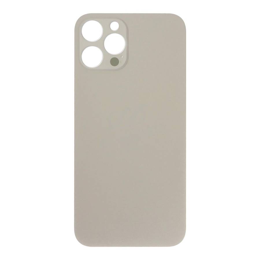 Battery Door with Adhesive for iPhone 12 Pro Max Large Hole Gold HQ