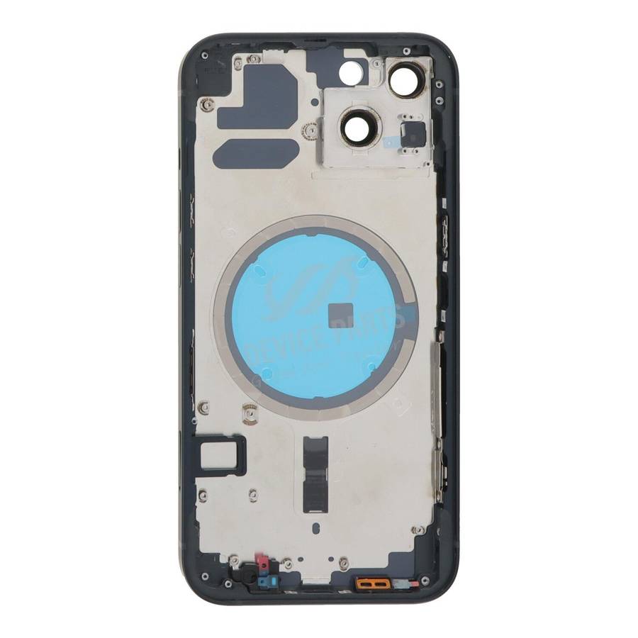 Middle Frame + Battery Door + Back Camera Lens and Bezel + Side Buttons + SIM Card Tray with Magn...