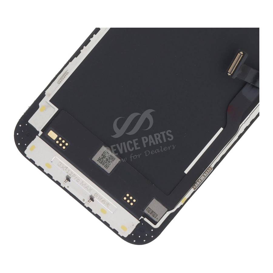 Screen Replacement for iPhone 12 Pro Max GX Soft OLED Black HQ
