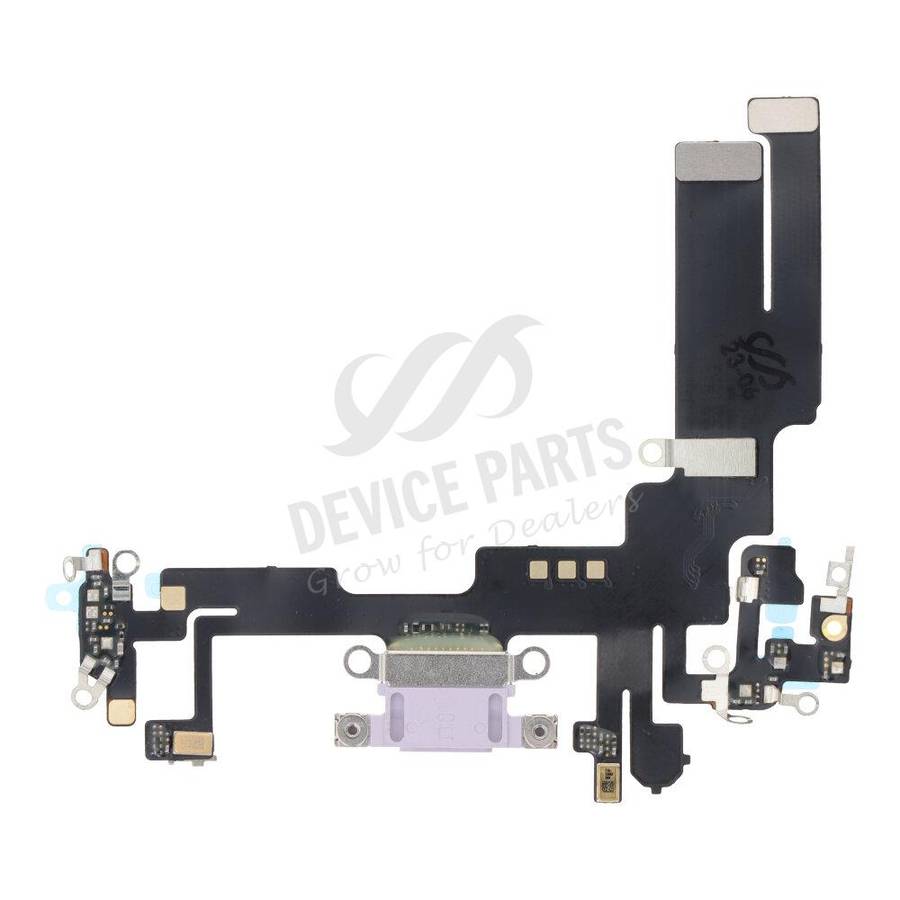 Charging Port Flex Cable for iPhone 14 Purple HQ