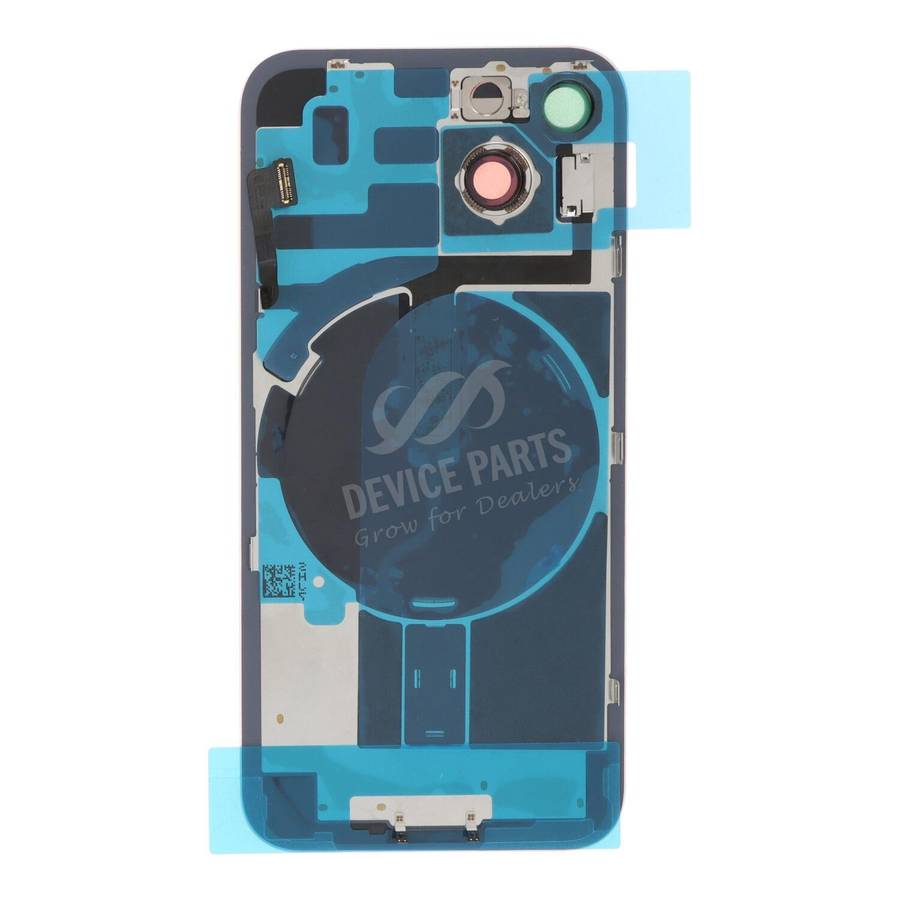 Battery Door + Back Camera Lens and Bezel with Magnetism Ring+Metal Plate+Wireless Charger Chip+F...