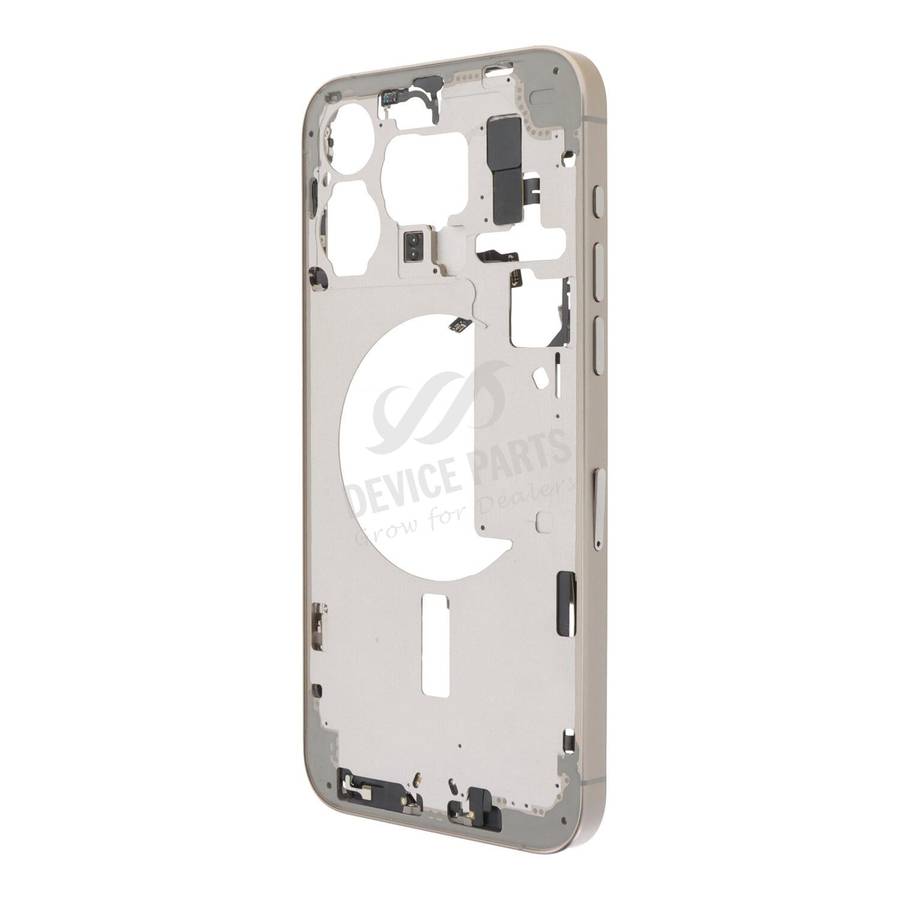 Middle Frame Assembly for iPhone 15 Pro Max A3105/A3106 European Version Natural Titanium OEM