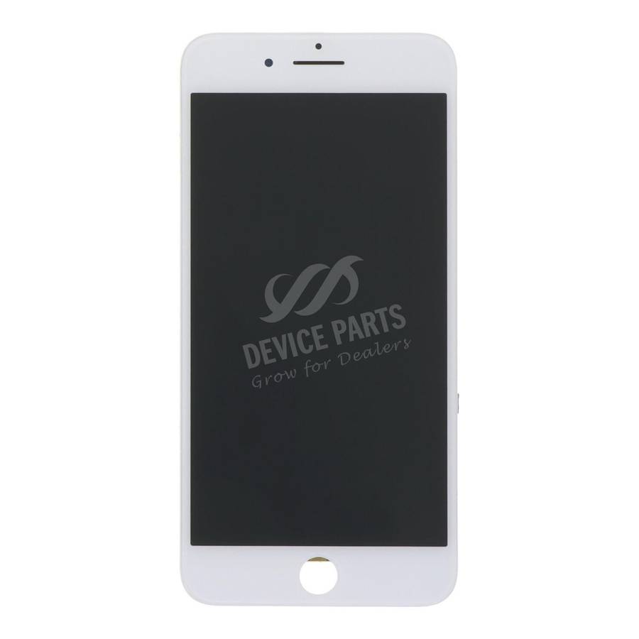 Screen Replacement With Small Parts without Home Button Flex Cable for iPhone 7 Plus White OEM R