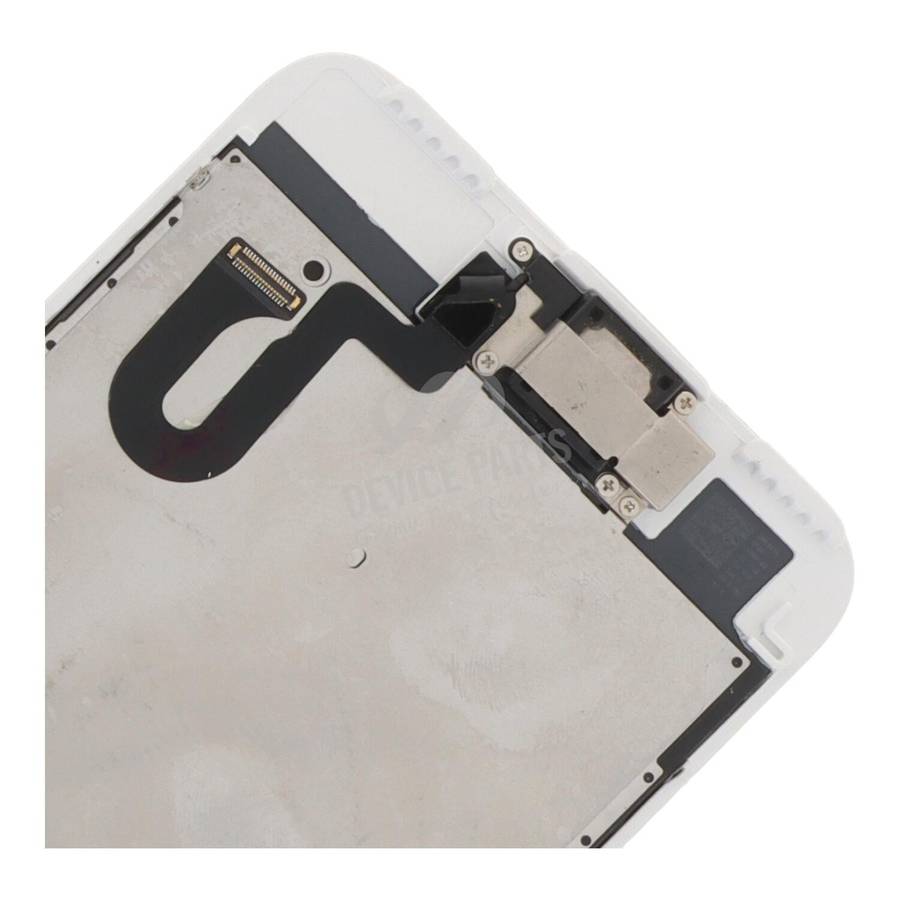 Screen Replacement With Small Parts without Home Button Flex Cable for iPhone 7 Plus White OEM R