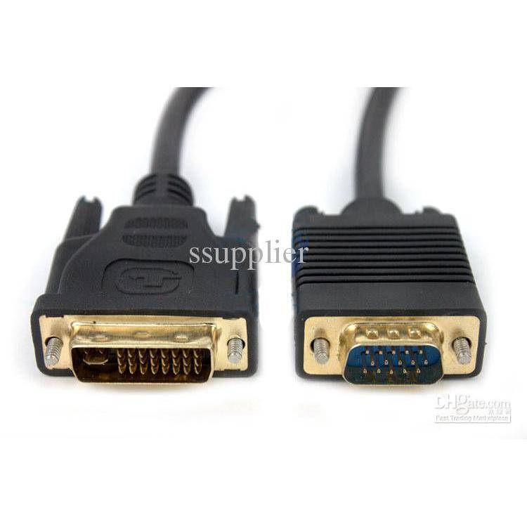 DVI - I TO VGA CABLE 1.8M 24+5