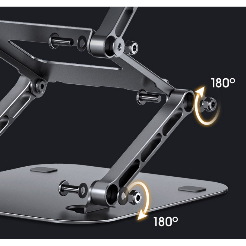 TRIPLE LIFT ADJUSTABLE ALU LAPTOP STAND