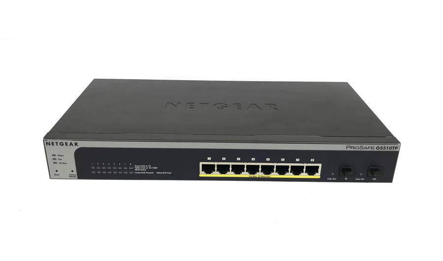 Netgear ProSafe GS510TP 8-Port PoE Gigabit Smart Switch 2xSFP (Used)